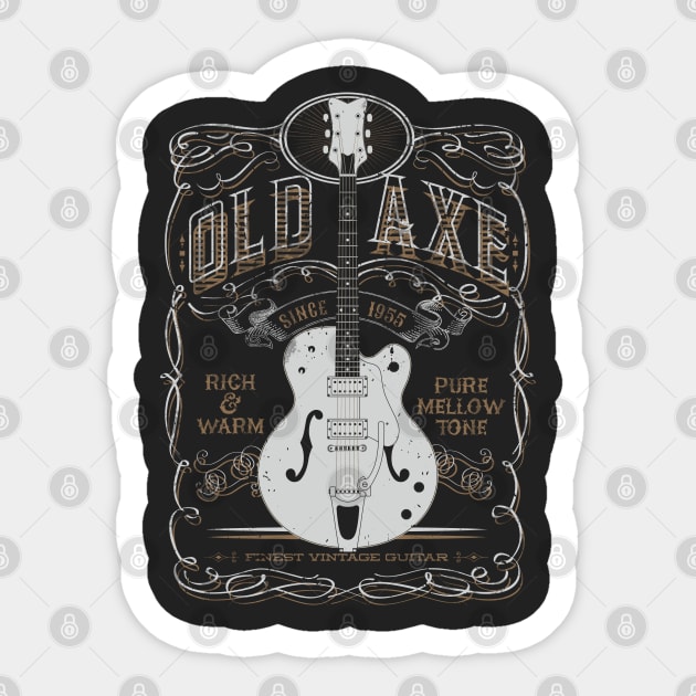 Old Axe 6136 Sticker by mrspaceman